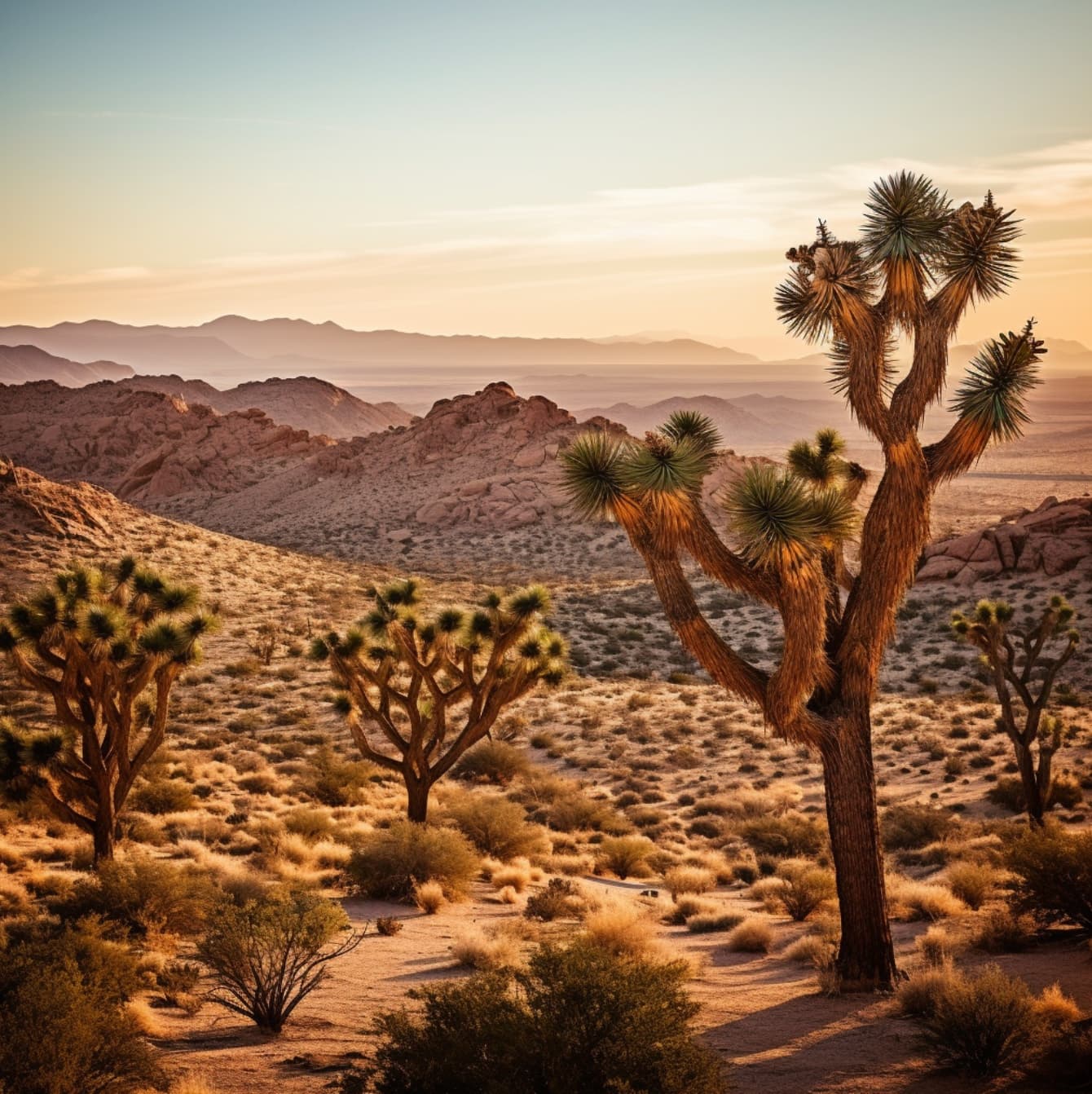 Joshua tree at day